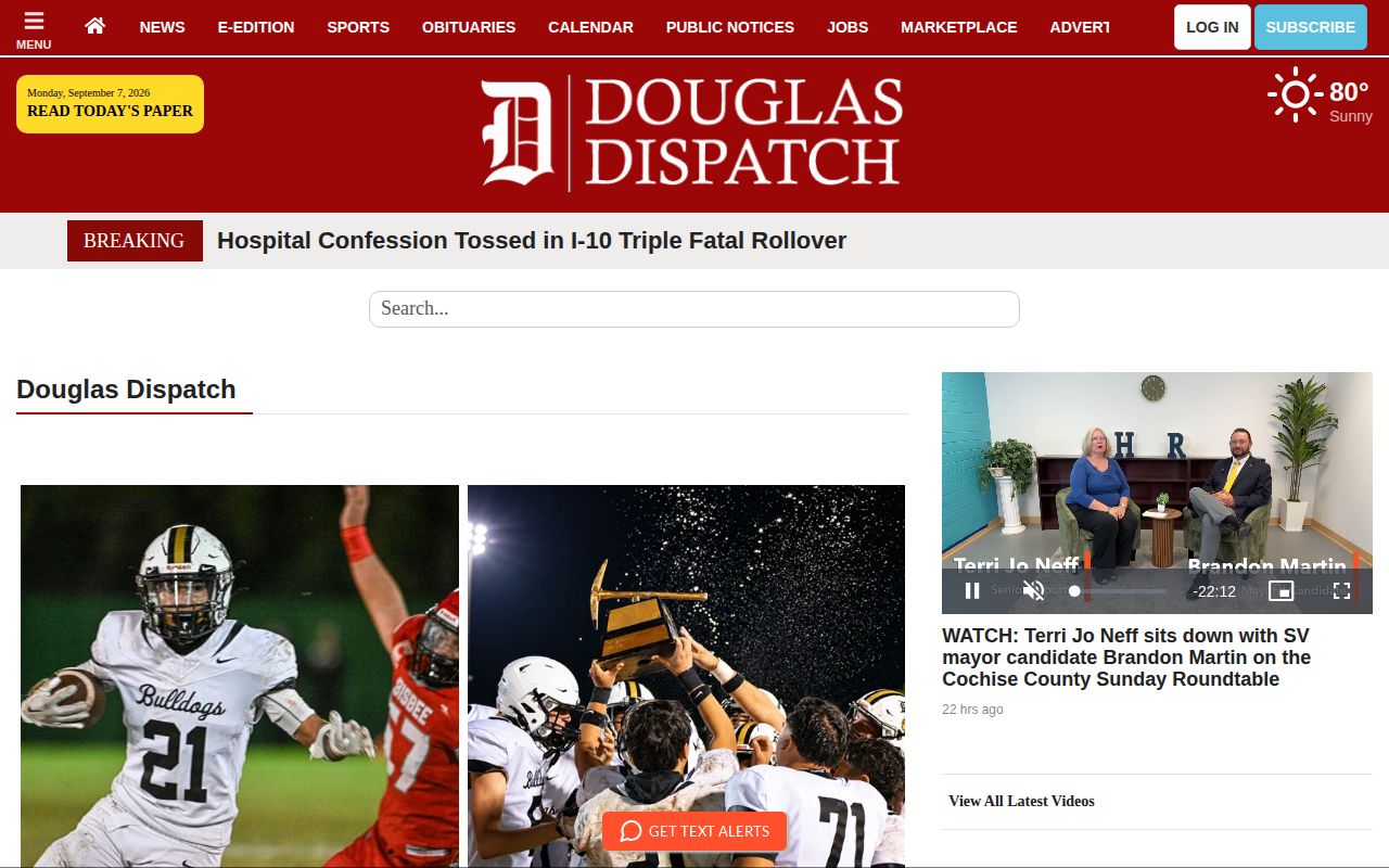 Douglas Dispatch local news website